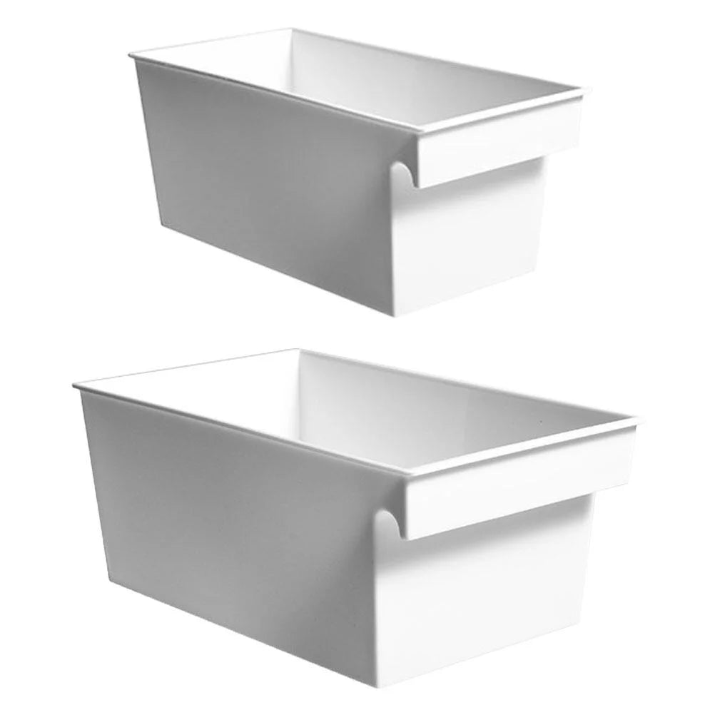 2 PCS Large Storage Containers with Lids Portable Box PP Material Boxes – Secure Lid Design with Functional, Easy-Use Details