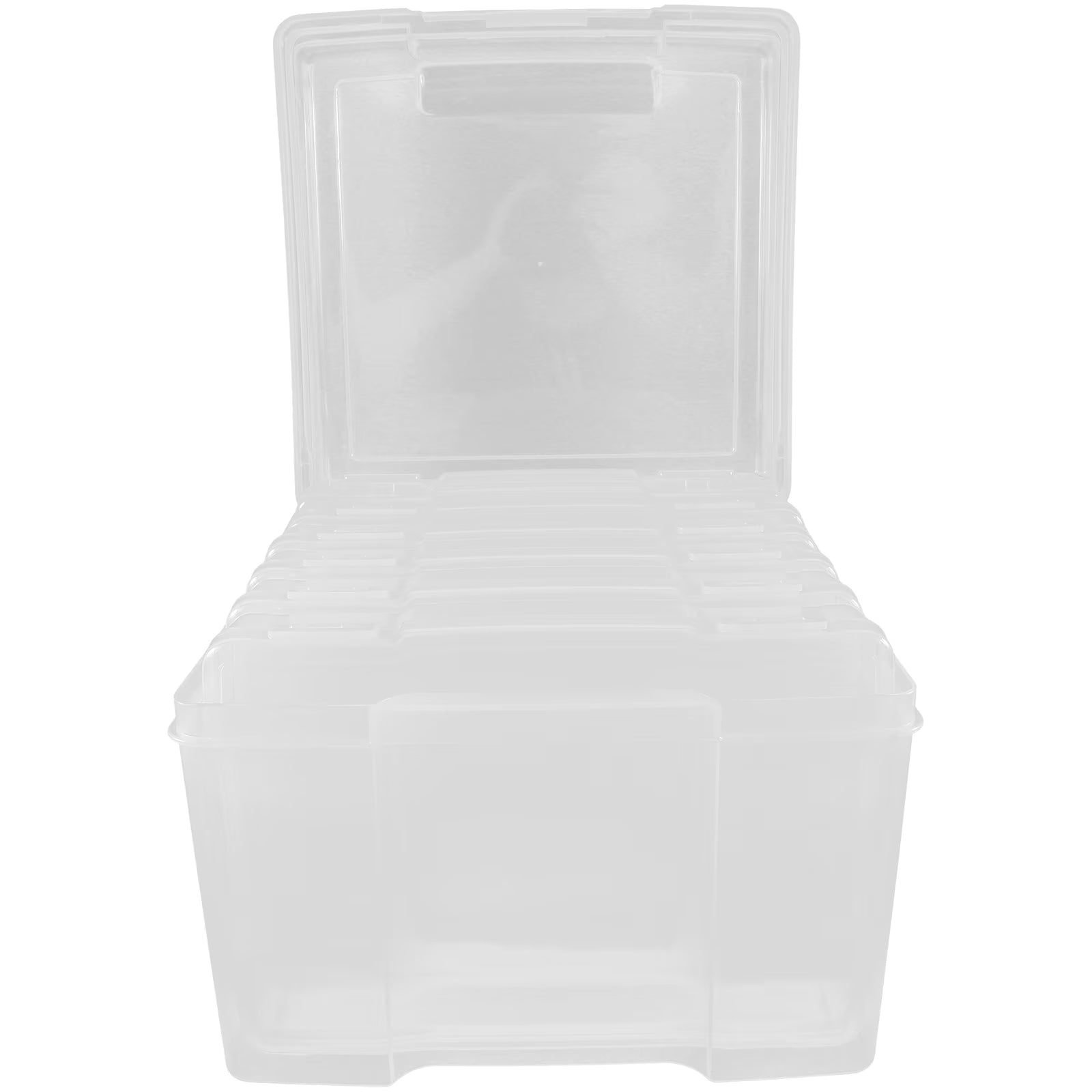 6Pcs Cards Storage Boxes Postcards Photos Organizing Cases Clear Plastic Storage Cases – Clear-View Organization with Functional, Easy-Use Details