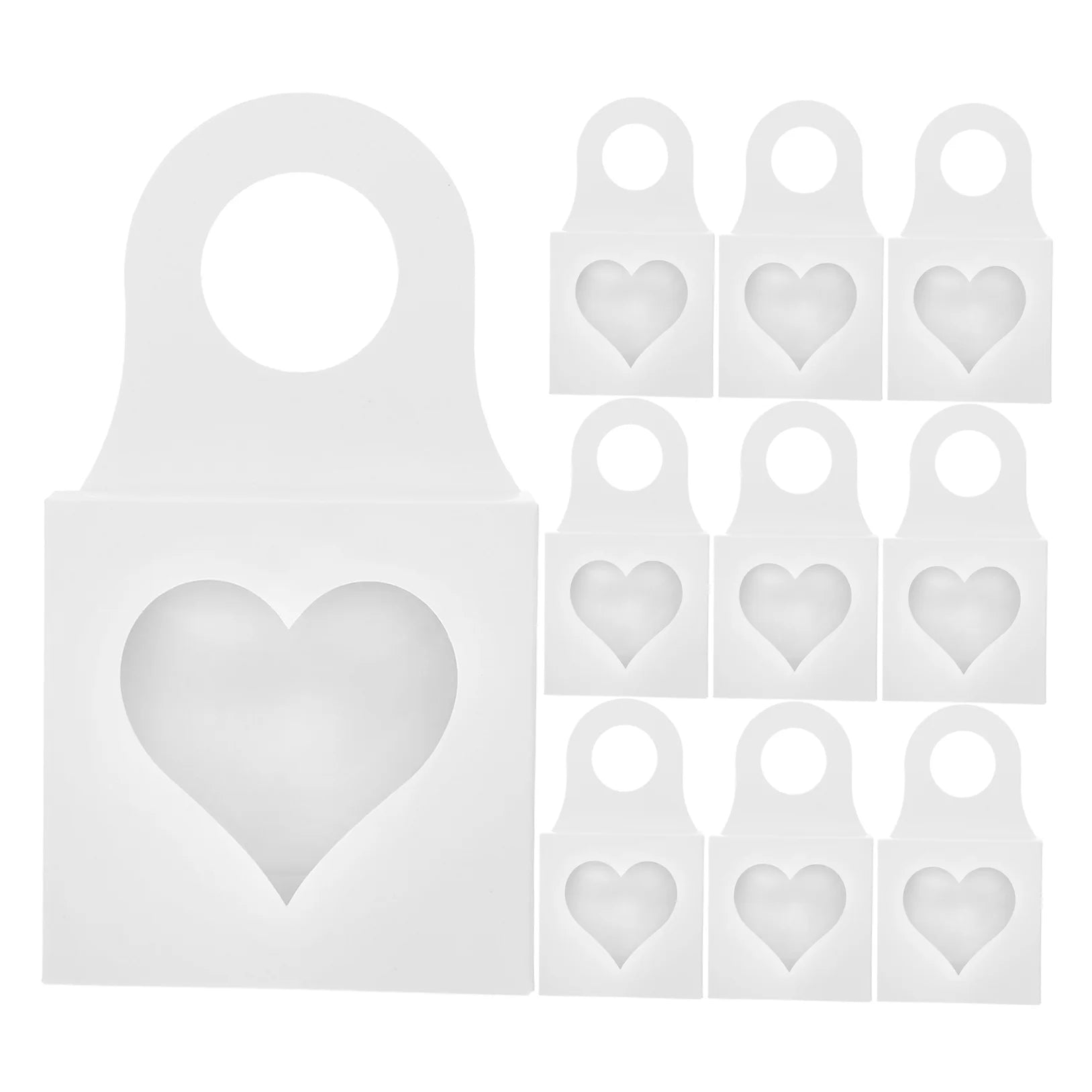 25 Pcs Storage Boxes with Lids Red Wine Bottle Hook Box 9.00X9.00X3.00CM White – Secure Lid Design with Functional, Easy-Use Details
