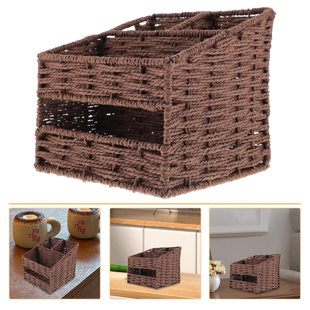 2pcs Desktop Storage Container Home Office Storage Box Sundries Small Items Organizer – Practical Home Organization with Functional, Easy-Use Details