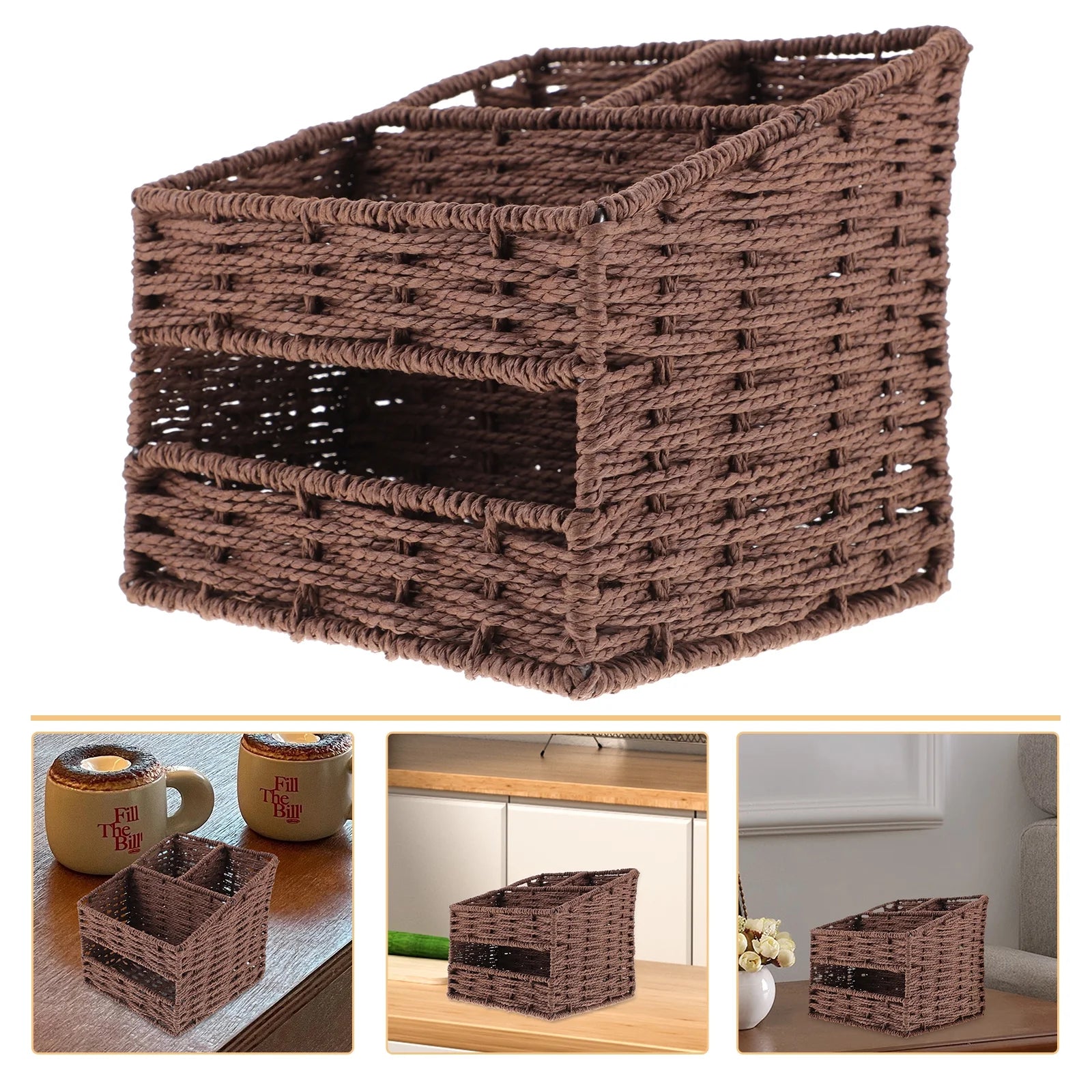 2pcs Desktop Storage Container Home Office Storage Box Sundries Small Items Organizer – Practical Home Organization with Functional, Easy-Use Details
