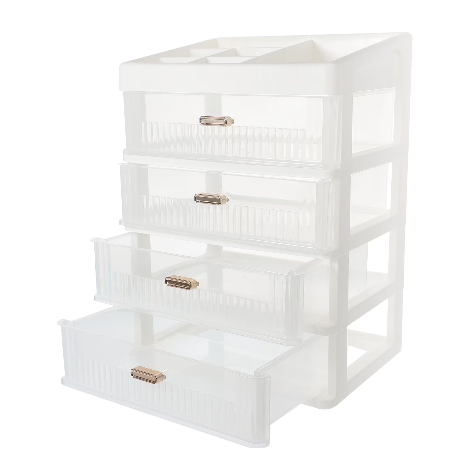 Skincare Desktop Storage Box 32.00X23.00X17.00CM White – Practical Home Organization with Functional, Easy-Use Details