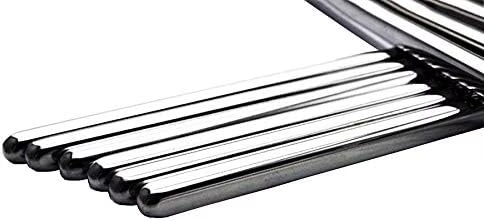 Stainless Steel Chopsticks Metal Reusable Dining Chopsticks 10 Pairs$$Home Decor Kitchen & Other – Durable Stainless Steel Construction with Functional, Easy-Use Details