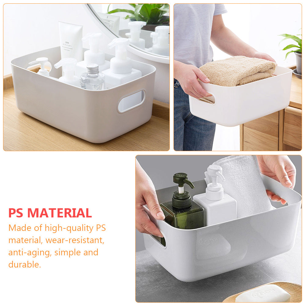 Basket Storage Box Three-Piece Set Medium Containers Boxes – Convenient Multi-Piece Set with Functional, Easy-Use Details
