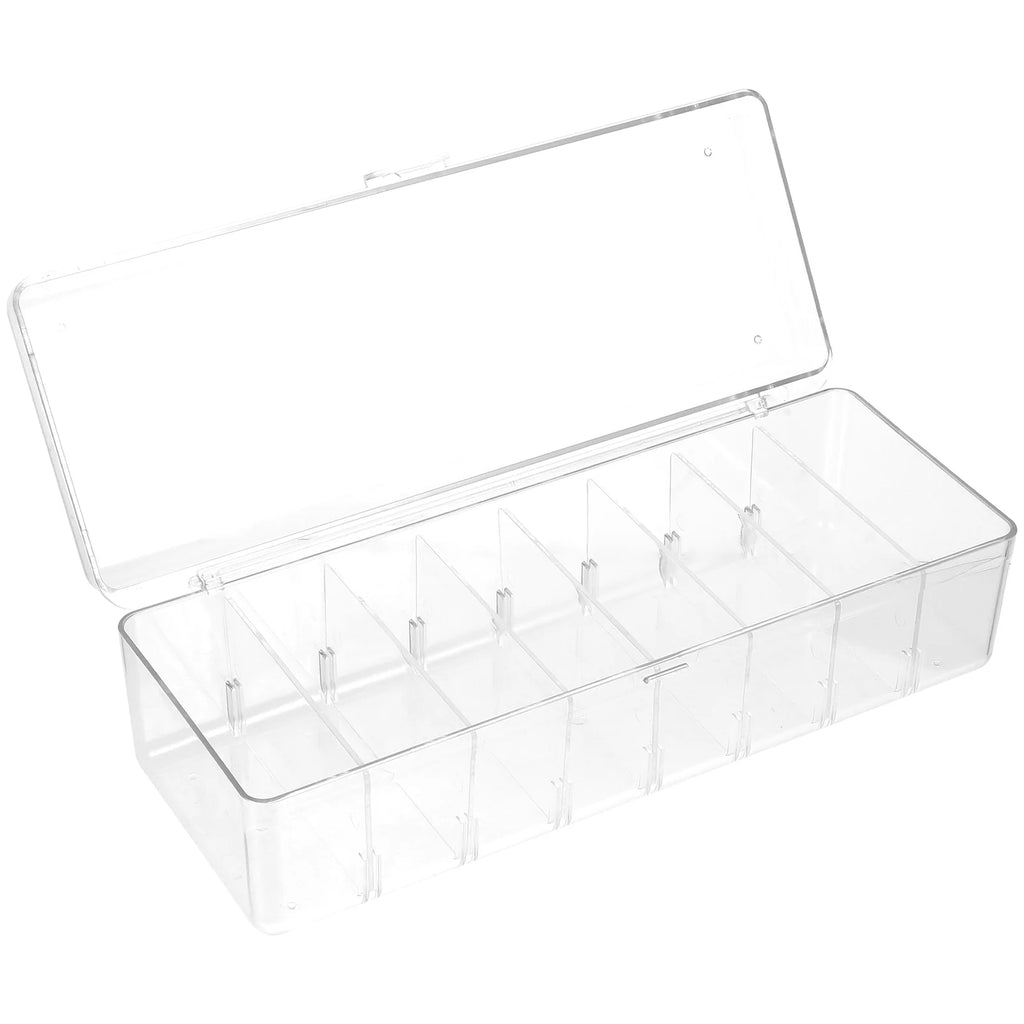 Card Game Business Cards Card Storage Box Travel 26X10X7.5CM Transparent – Clear-View Organization with Functional, Easy-Use Details