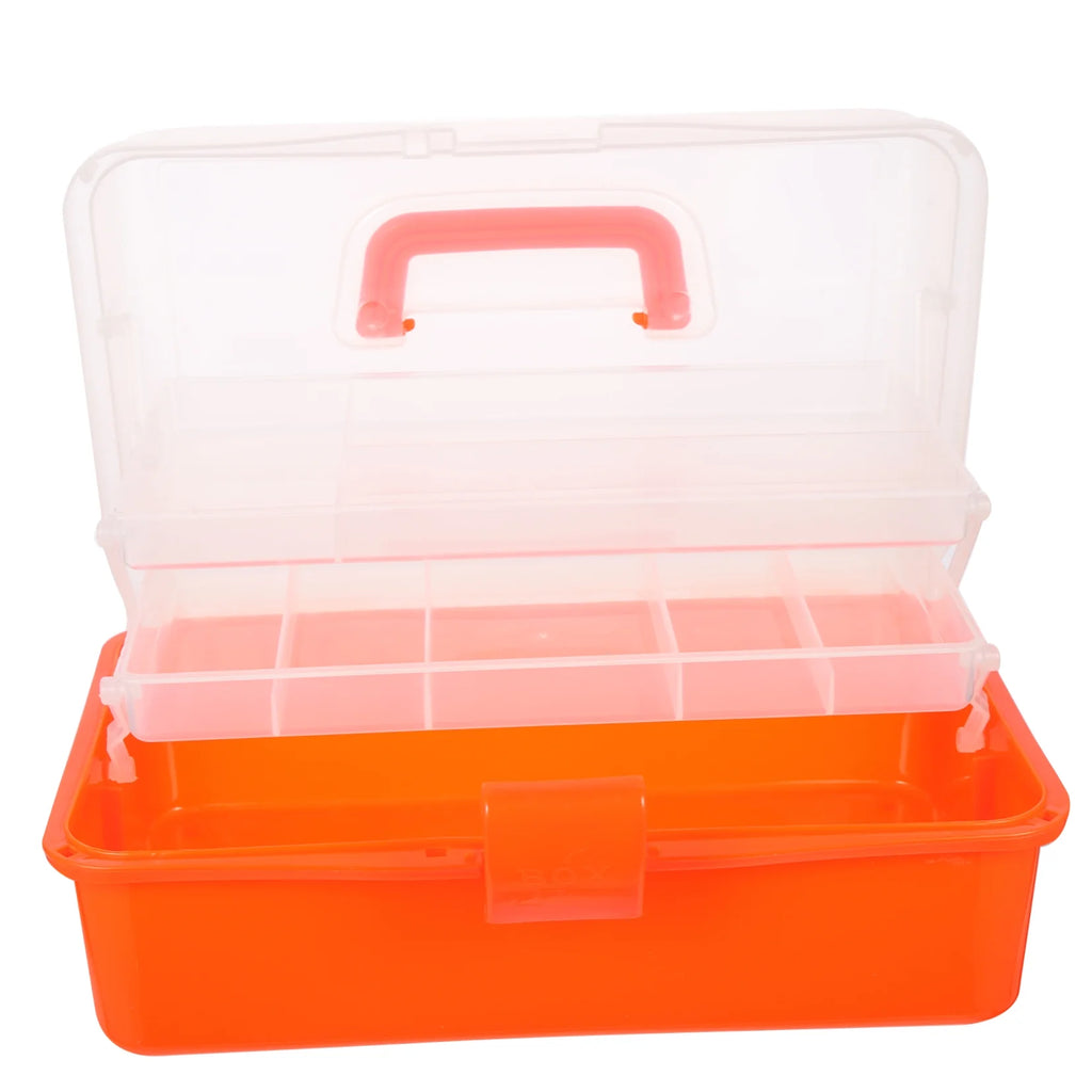 Wicker Three Layer Storage Box Household Tool Box Office 32X17CM Orange – Practical Home Organization with Functional, Easy-Use Details