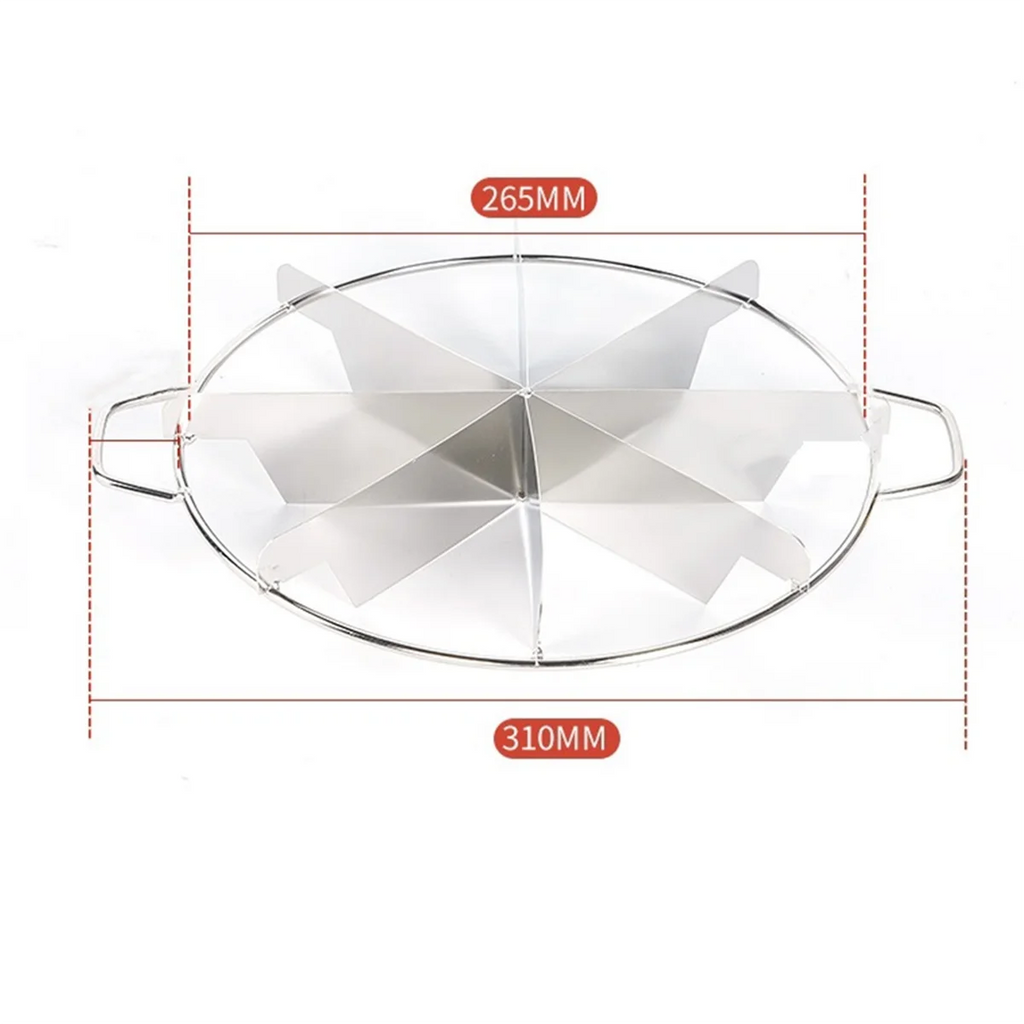 Stainless Steel Pie Cutter Circle Pie Cutting Tool Baking Accessories for Equal Slices – Durable Stainless Steel Construction with Functional, Easy-Use Details