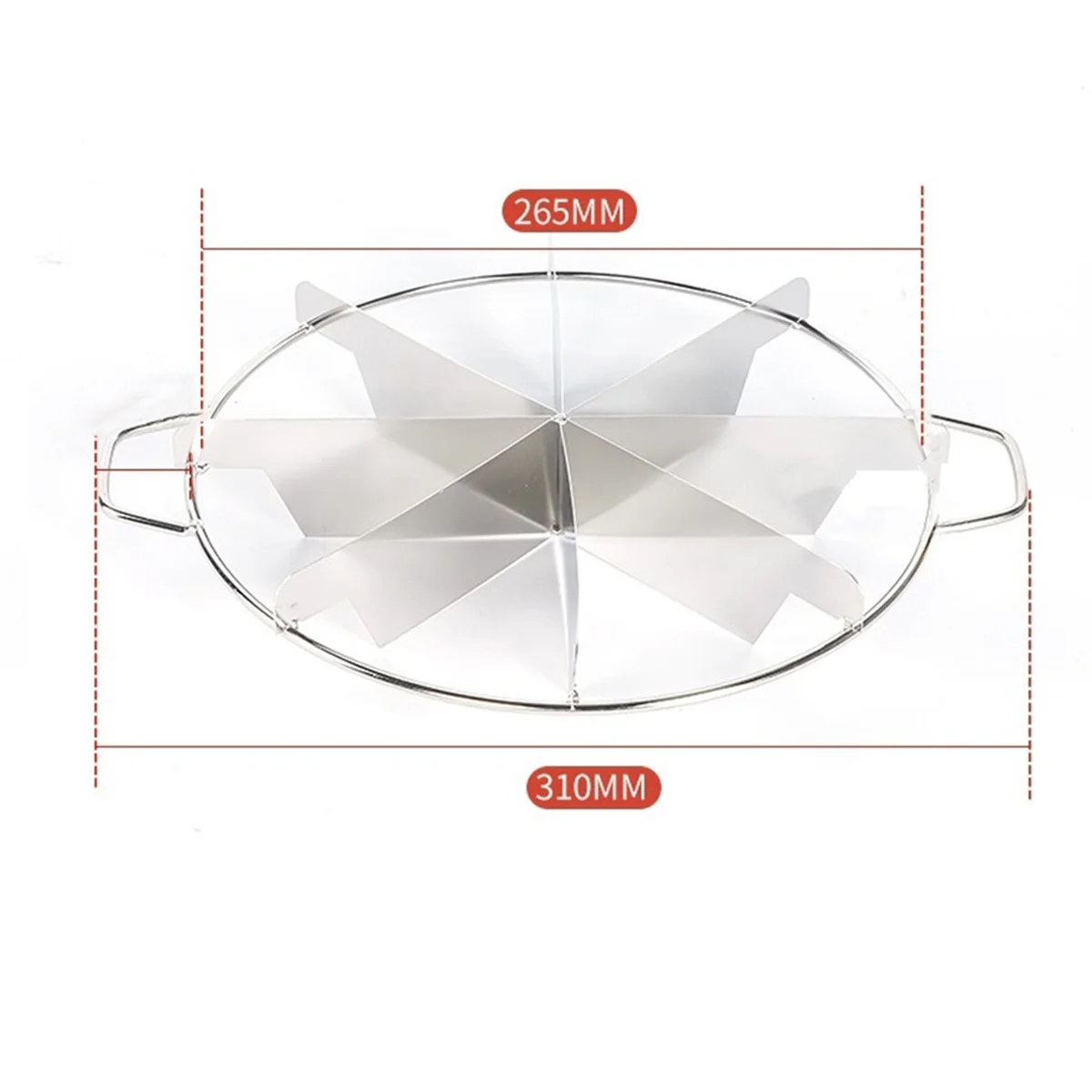 Stainless Steel Pie Cutter Circle Pie Cutting Tool Baking Accessories for Equal Slices – Durable Stainless Steel Construction with Functional, Easy-Use Details