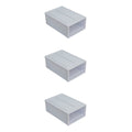 3pcs Drawer Clothes Storage Box Closet Storage Organizer Holder Box for Children Kids RoomNursery Playroom Blue – Multiroom Organization Format with Functional, Easy-Use Details