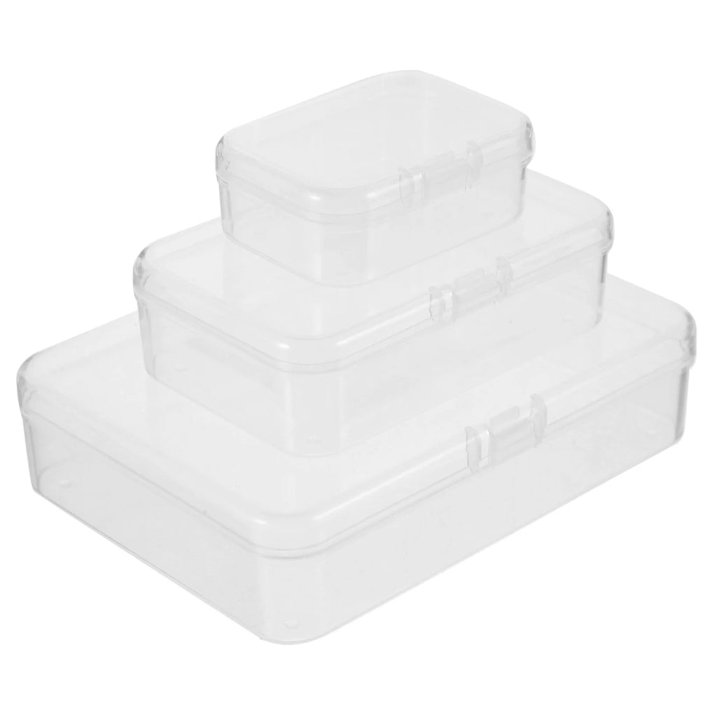 28 Pcs Storage Baskets with Lids Plastic Box Portable Case – Secure Lid Design with Functional, Easy-Use Details
