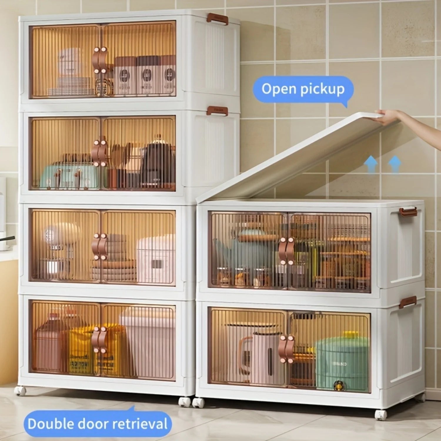 5-layer folding storage box magnetic cabinet door plastic drawer storage rack suitable for bedrooms study rooms toy rooms offices easy and convenient to move multi-layer storage box – Practical Home Organization with Functional, Easy-Use Details