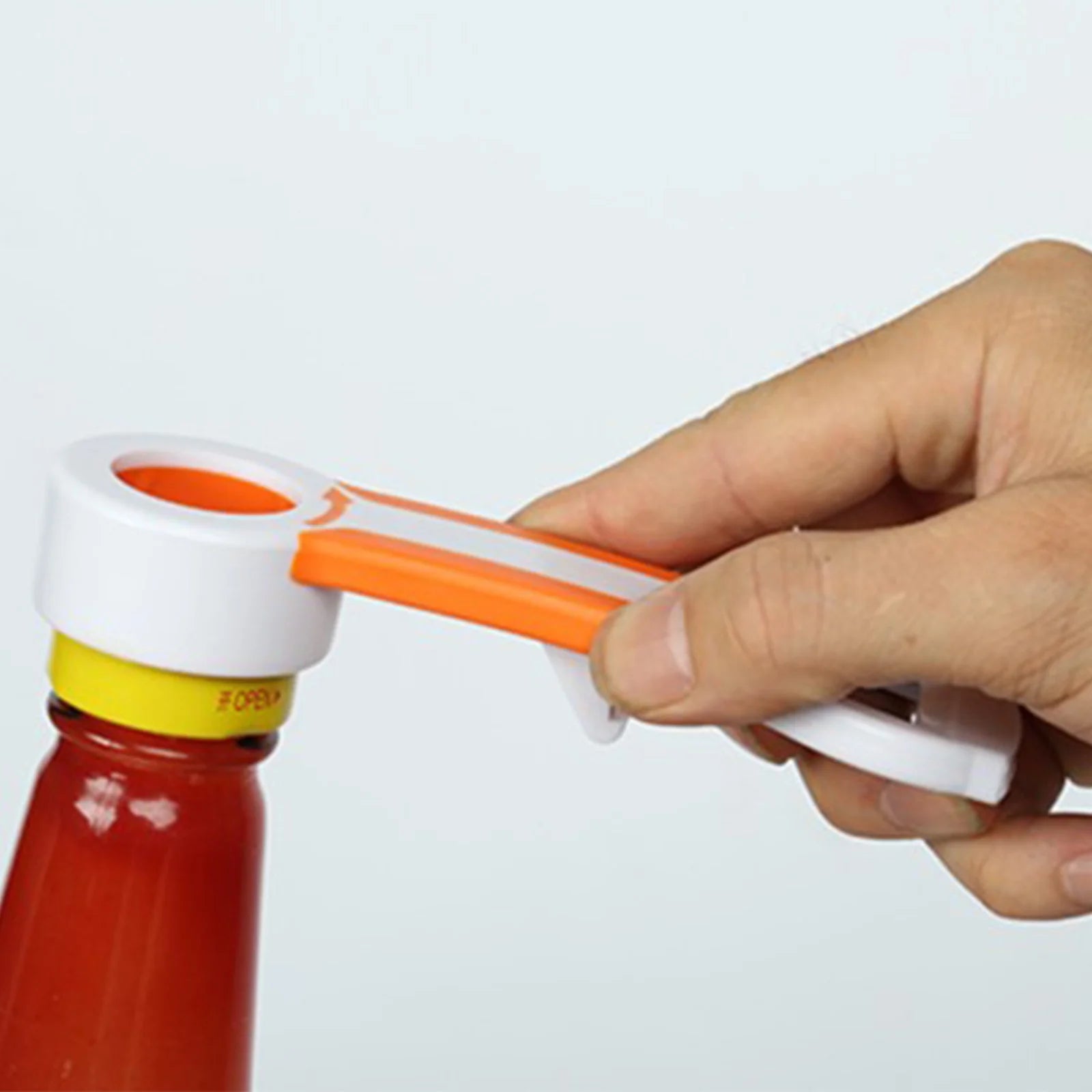 Hiroekza Jar Opener 4-in-1 Grip Bottle Opener Jar Opener - Easily Opens Twists Caps Bottle Caps Canning Lids And Can Tabs Kitchen Gadgets Clearance – Convenient Drink Preparation with Functional, Easy-Use Details