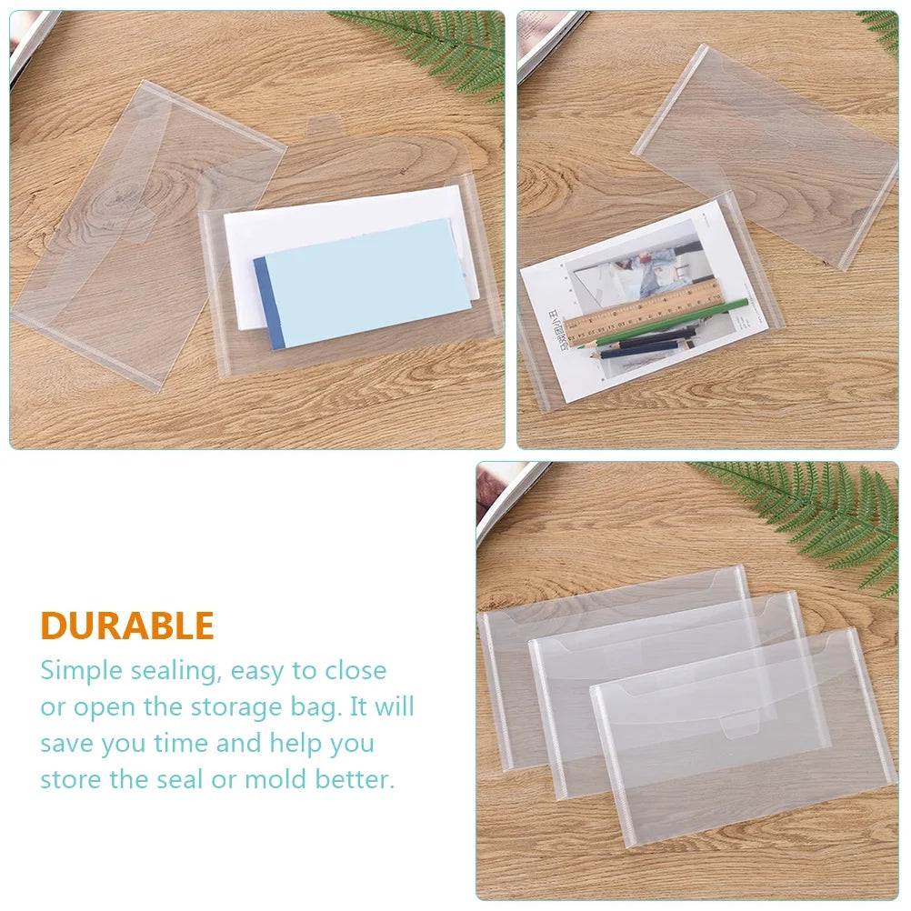 35 Pcs Storage Bins with Lids Transparent Bag Office – Secure Lid Design with Functional, Easy-Use Details