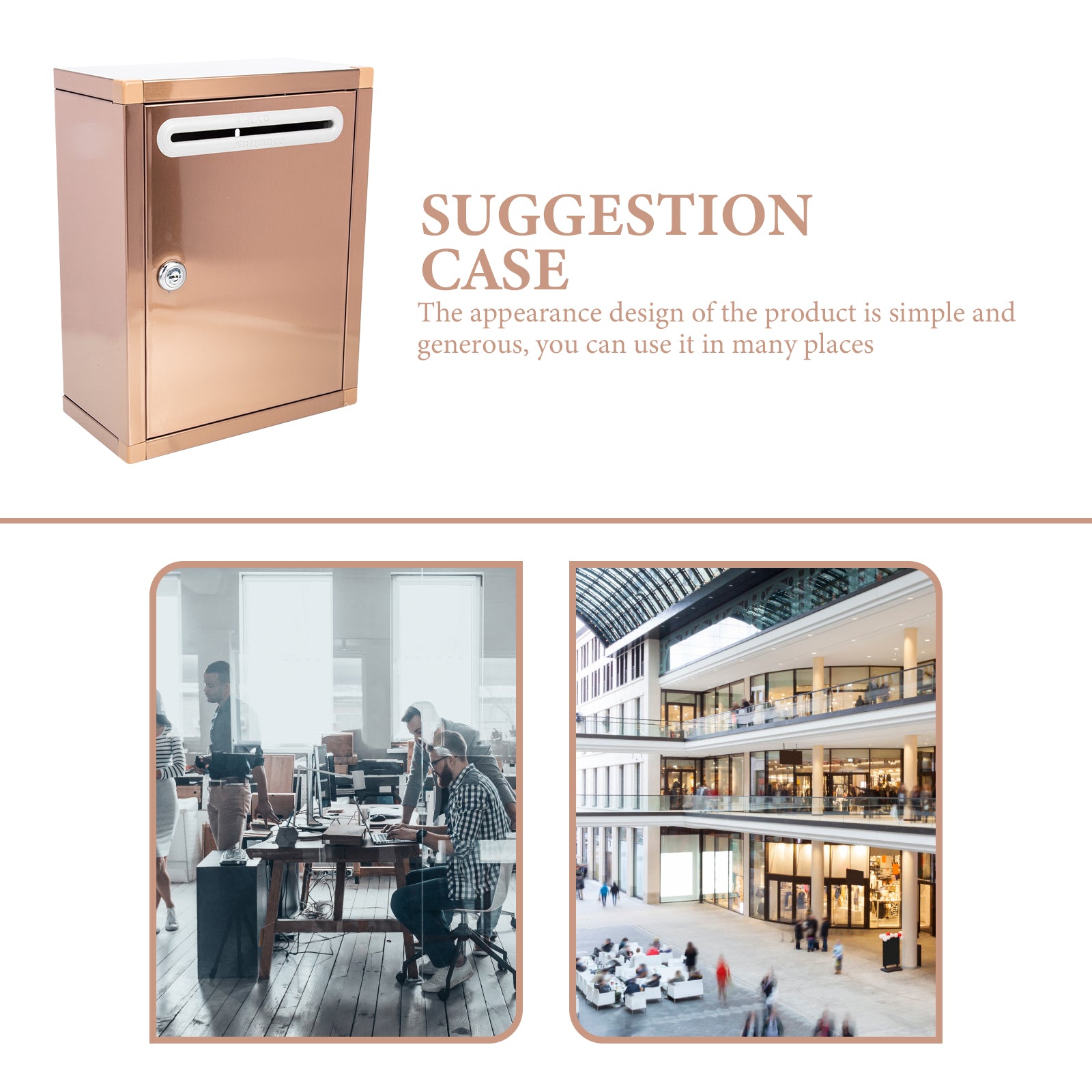 Letter Storage Box Suggestion Collection Box Complaint Container for Office Factory – Practical Home Organization with Functional, Easy-Use Details