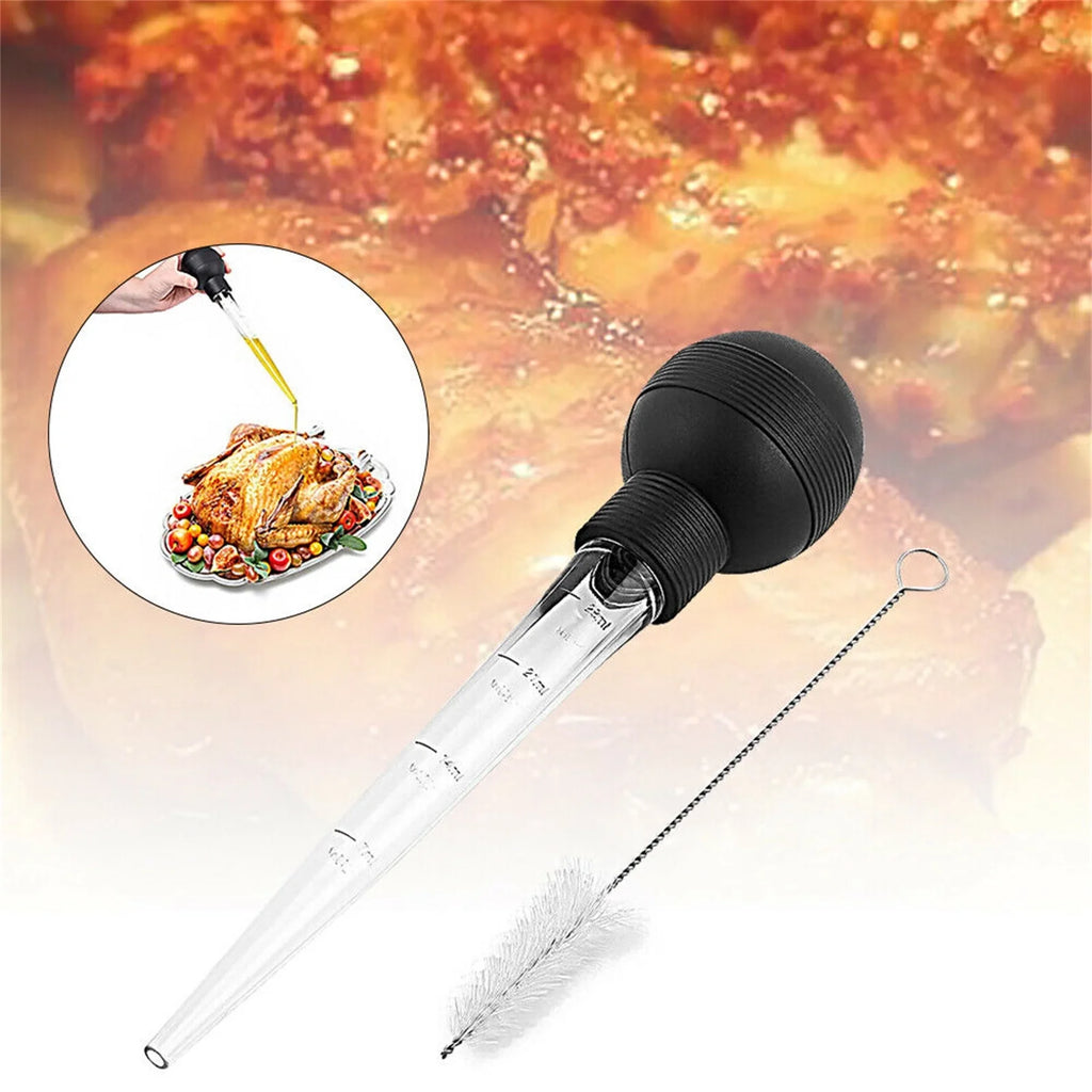 Hiroekza Turkey Baster 28ml Meat Baster Kitchen Utensil For Turkey Beef Pork Roasting Chicken Kitchen Gadgets Clearance – Everyday Kitchen Functionality with Functional, Easy-Use Details