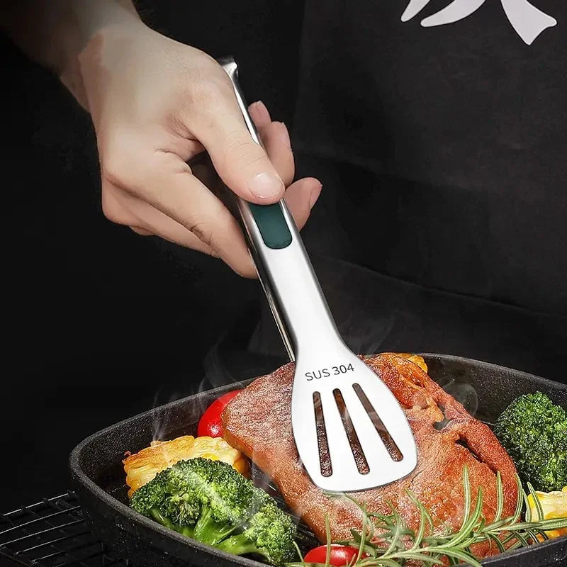 3 Pcs Stainless Steel Food Clips and Barbecue ForksSmallMediumLarge Three Size SetHigh Quality StructureMeat Salad Bread GrippersEssential Camping Kitchen Tools for Outdoor Tr – Durable Stainless Steel Construction with Functional, Easy-Use Details