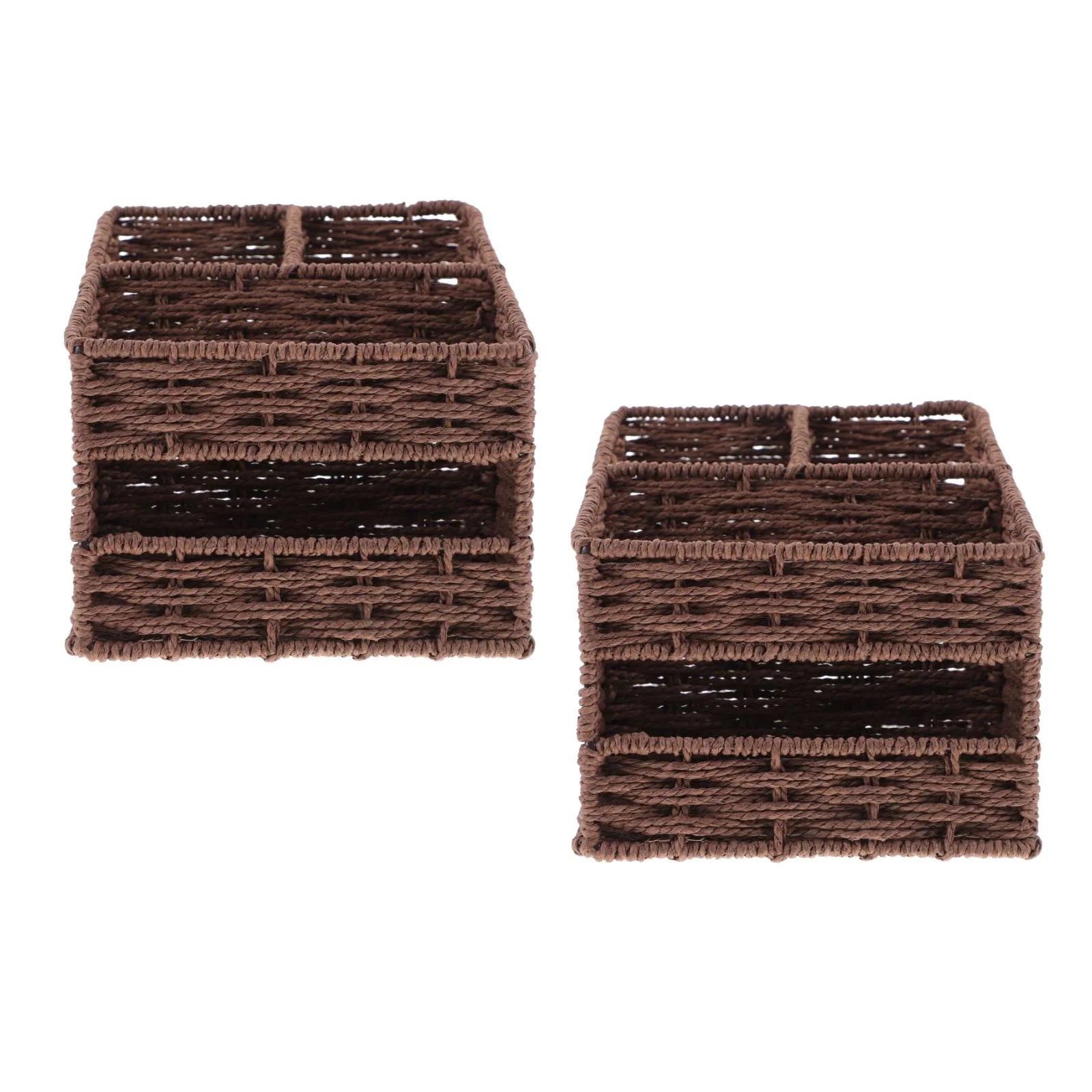2pcs Desktop Storage Container Home Office Storage Box Sundries Small Items Organizer – Practical Home Organization with Functional, Easy-Use Details