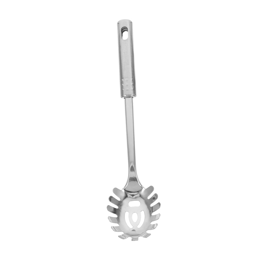 Stainless Steel Pasta Server 1 Set Spaghetti Spoon Noodle Claw Pasta Fork Metal Pasta Spoon Heat Resistant for Cooking – Durable Stainless Steel Construction with Functional, Easy-Use Details