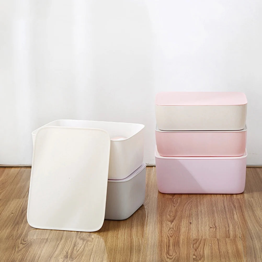 3pcs Underwear Storage Box Plastic Storage Basket Stackable Storage Container with 15-Compartment Divider for Bra Panties Socks(White) – Multiroom Organization Format with Functional, Easy-Use Details