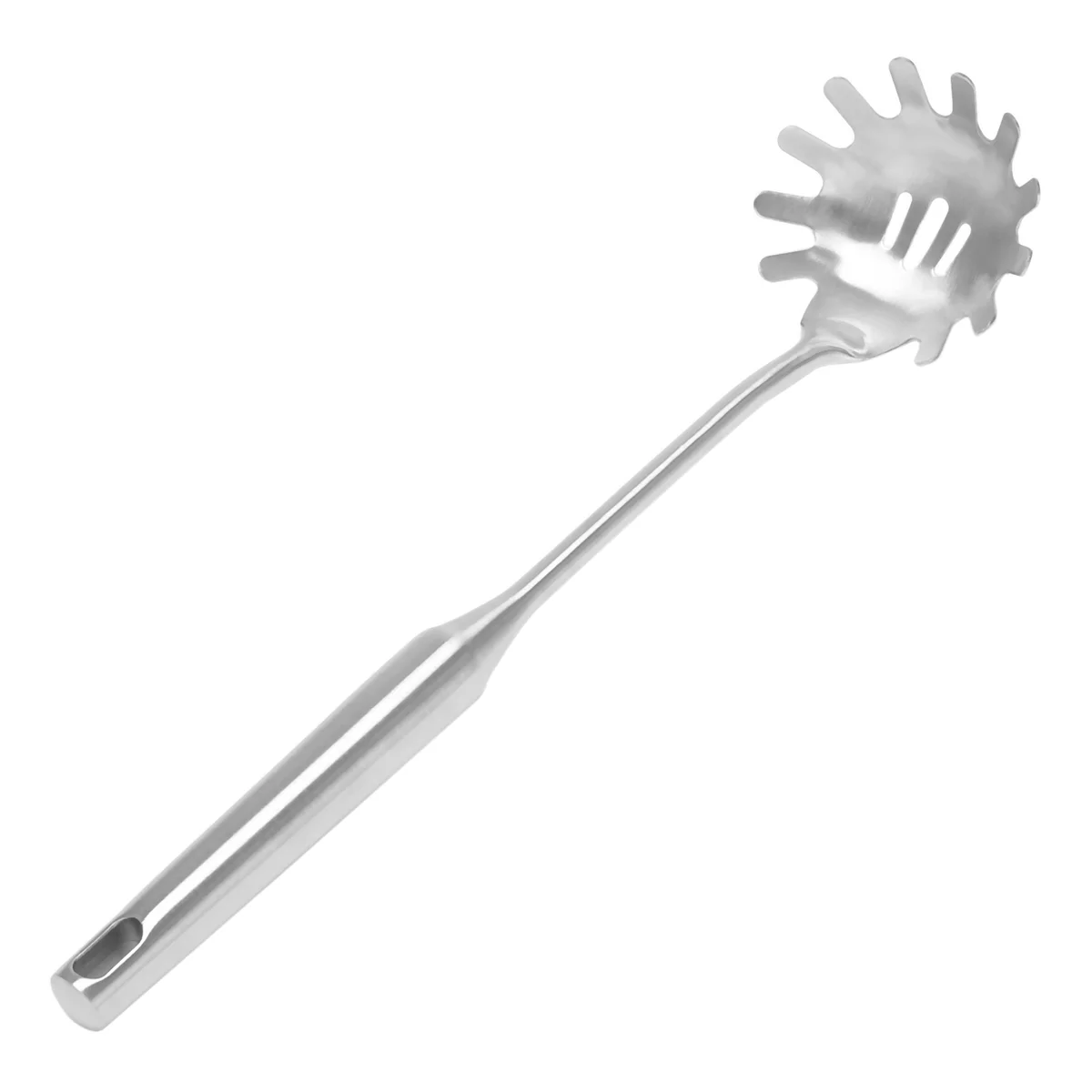 4 Pieces Stainless Steel Spaghetti Server Set Stainless Steel Spaghetti Pasta Tong Pasta Spoon Server Fork,2 x clip 2 x spoon,Silver – Durable Stainless Steel Construction with Functional, Easy-Use Details
