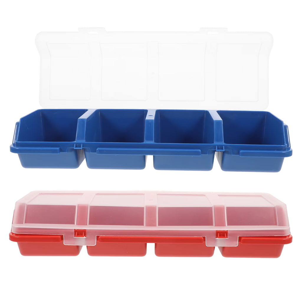 2 Pcs Screw and Nail Organizers Storage Parts Box – Convenient Multi-Piece Set with Functional, Easy-Use Details