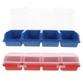 2 Pcs Screw and Nail Organizers Storage Parts Box – Convenient Multi-Piece Set with Functional, Easy-Use Details