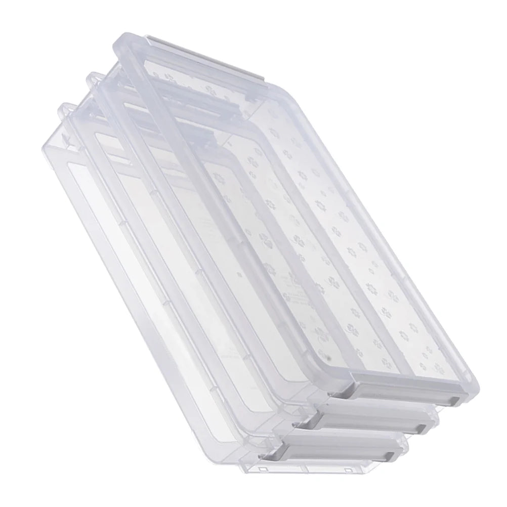 2pcs Multilayers Transparent Storage Box Clear Plastic Document Paper Filling Case – Clear-View Organization with Functional, Easy-Use Details