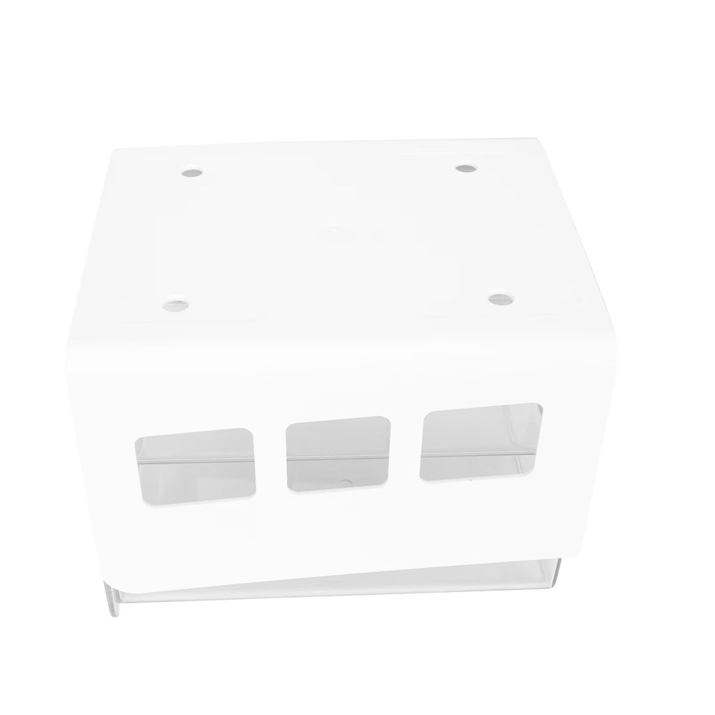 Double Storage Box Desktop Boxes Bins Table Shelf Office White – Multiroom Organization Format with Functional, Easy-Use Details