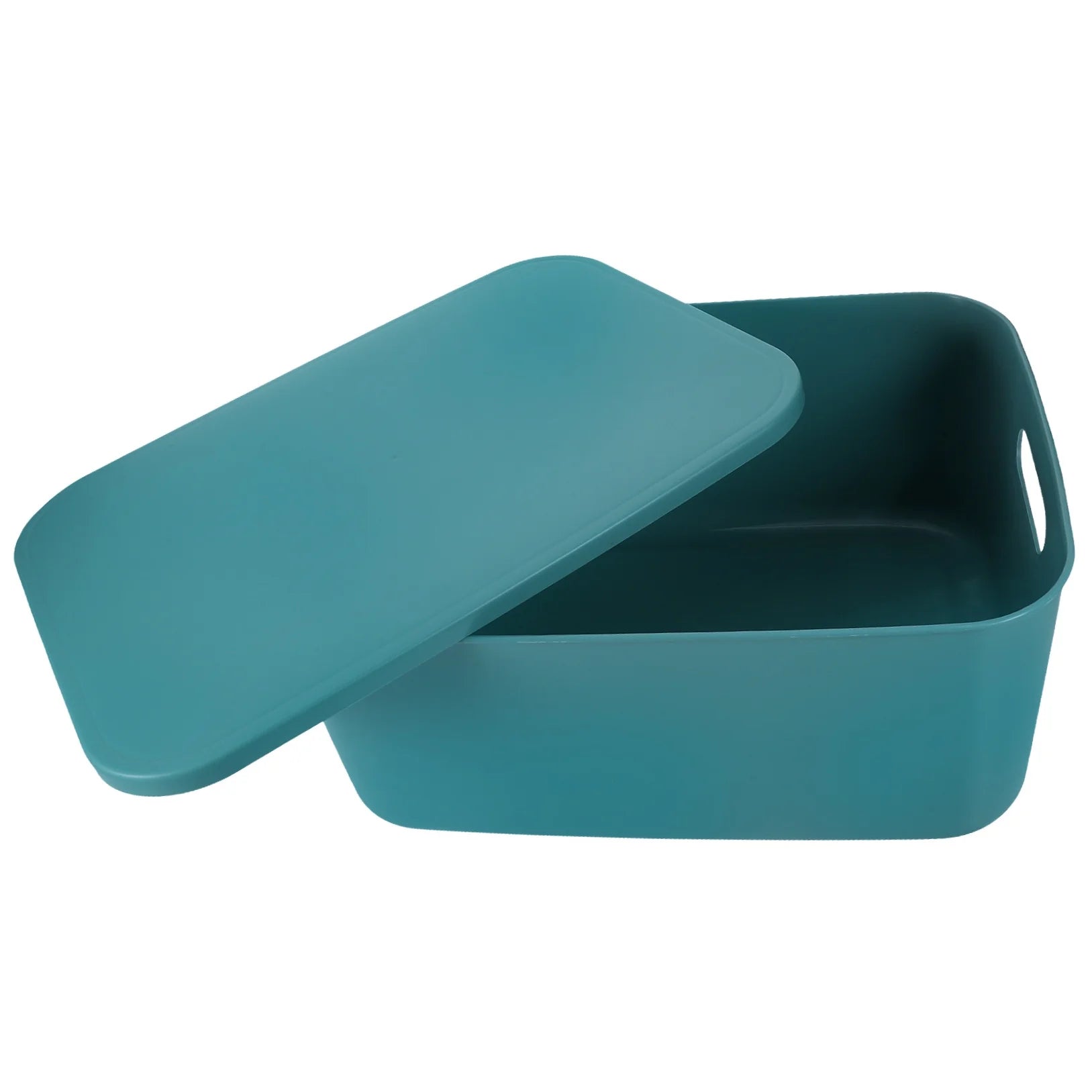 Extra Large with Lid Easy to Hold Storage Bin Office Box – Secure Lid Design with Functional, Easy-Use Details