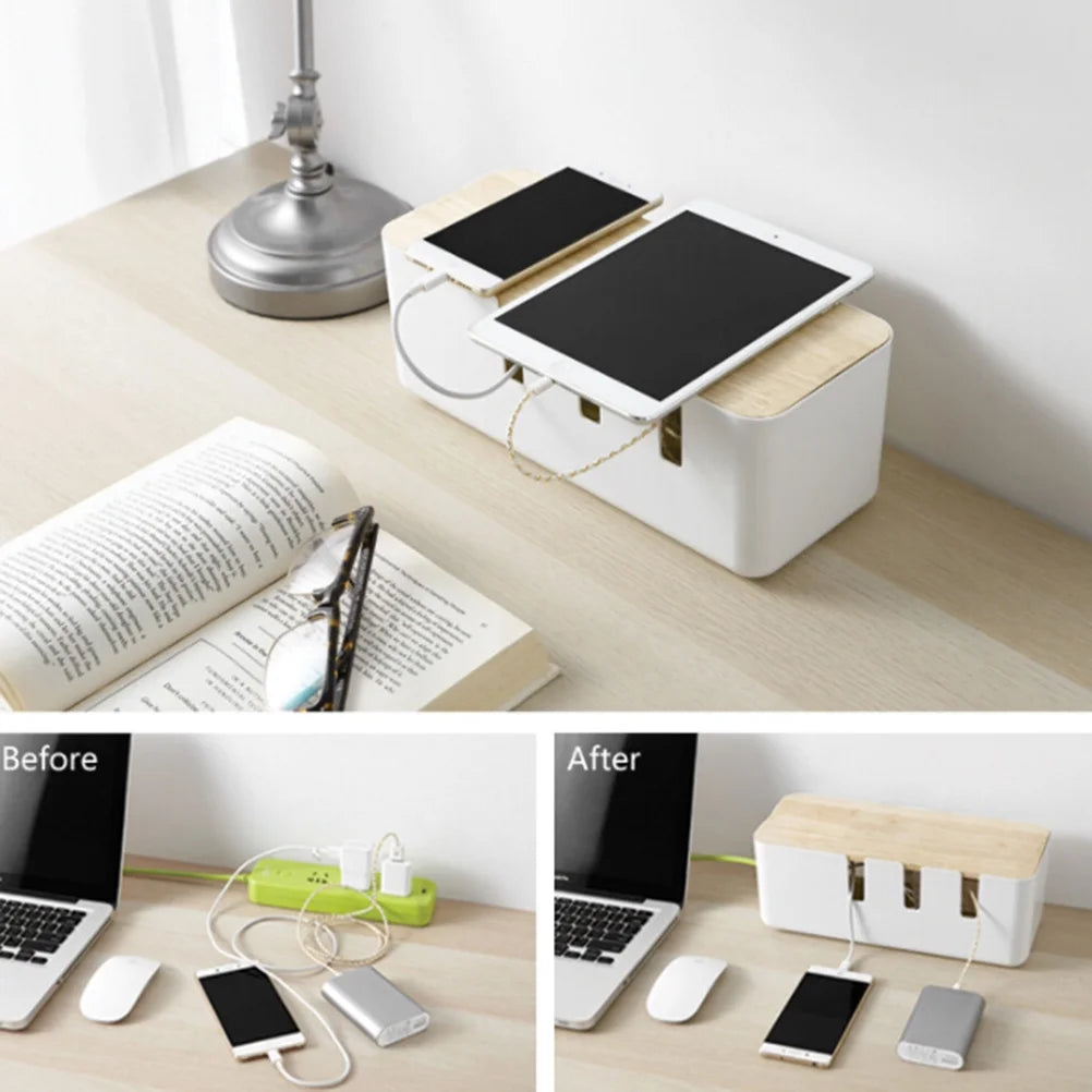 Power Cord Storage Box Wire Cords Travel Organizer Case The – Multiroom Organization Format with Functional, Easy-Use Details
