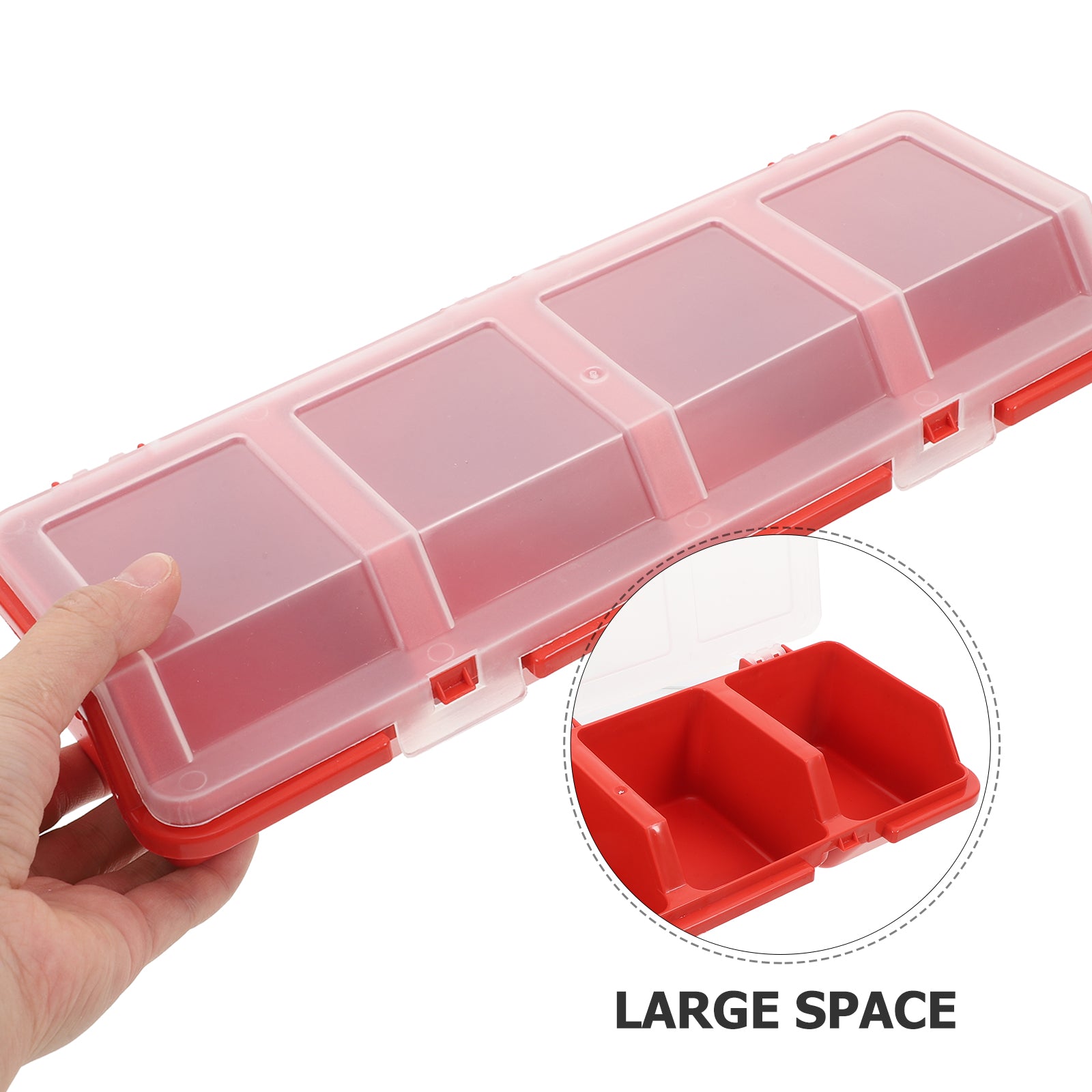 2 Pcs Screw and Nail Organizers Storage Parts Box – Convenient Multi-Piece Set with Functional, Easy-Use Details