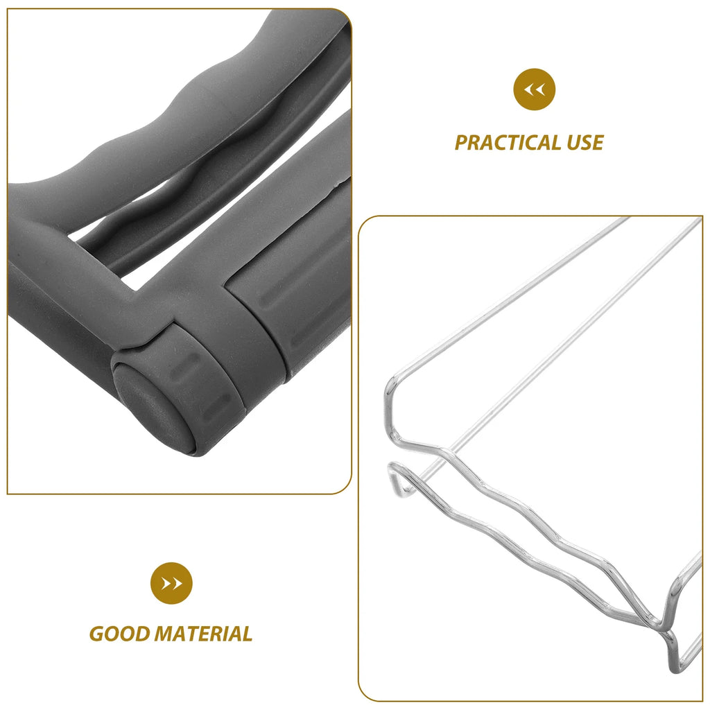 unbrandedKitchen Retriever Tongs Stainless Steel Plate Bowls Gripper Grey – Durable Stainless Steel Construction with Functional, Easy-Use Details