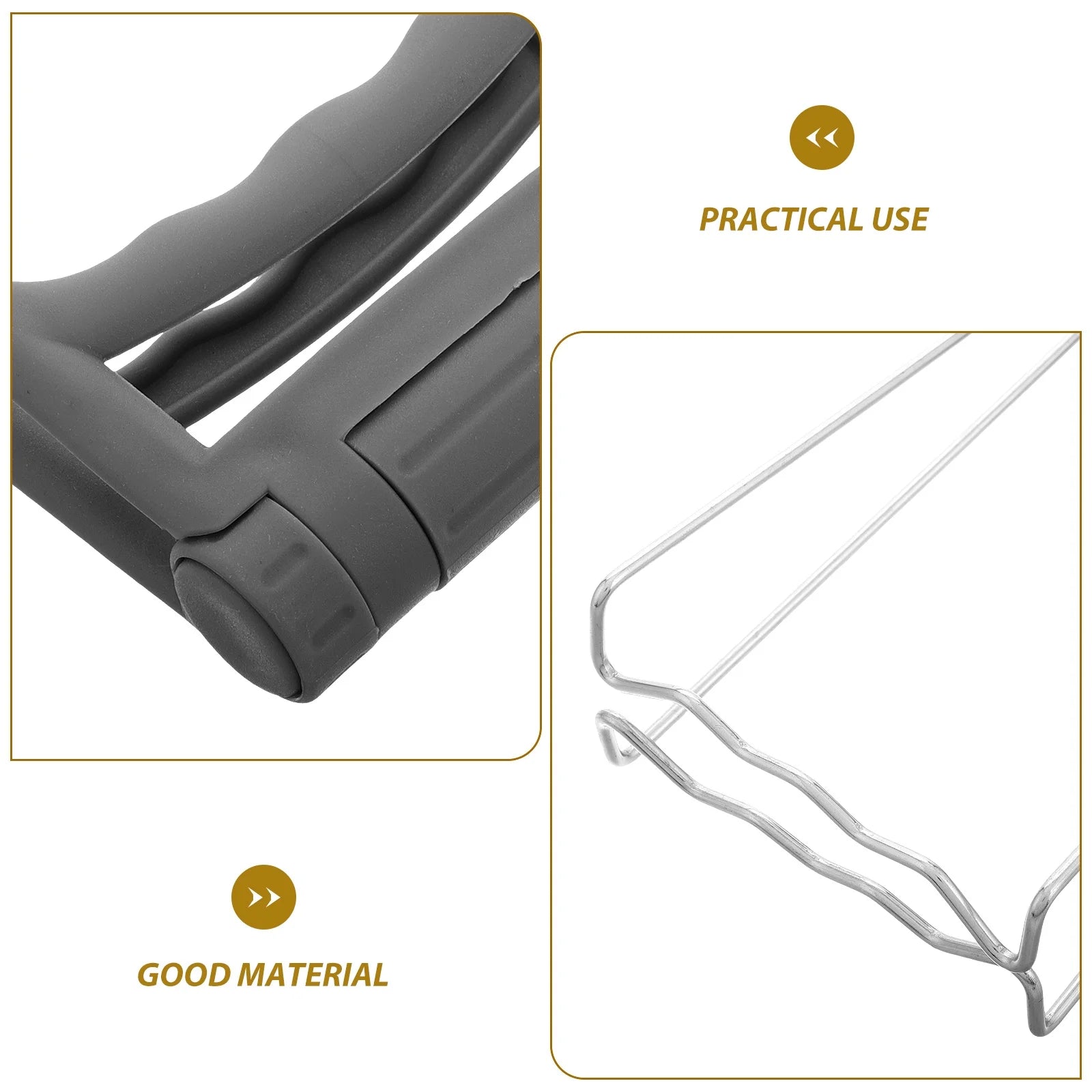 unbrandedKitchen Retriever Tongs Stainless Steel Plate Bowls Gripper Grey – Durable Stainless Steel Construction with Functional, Easy-Use Details