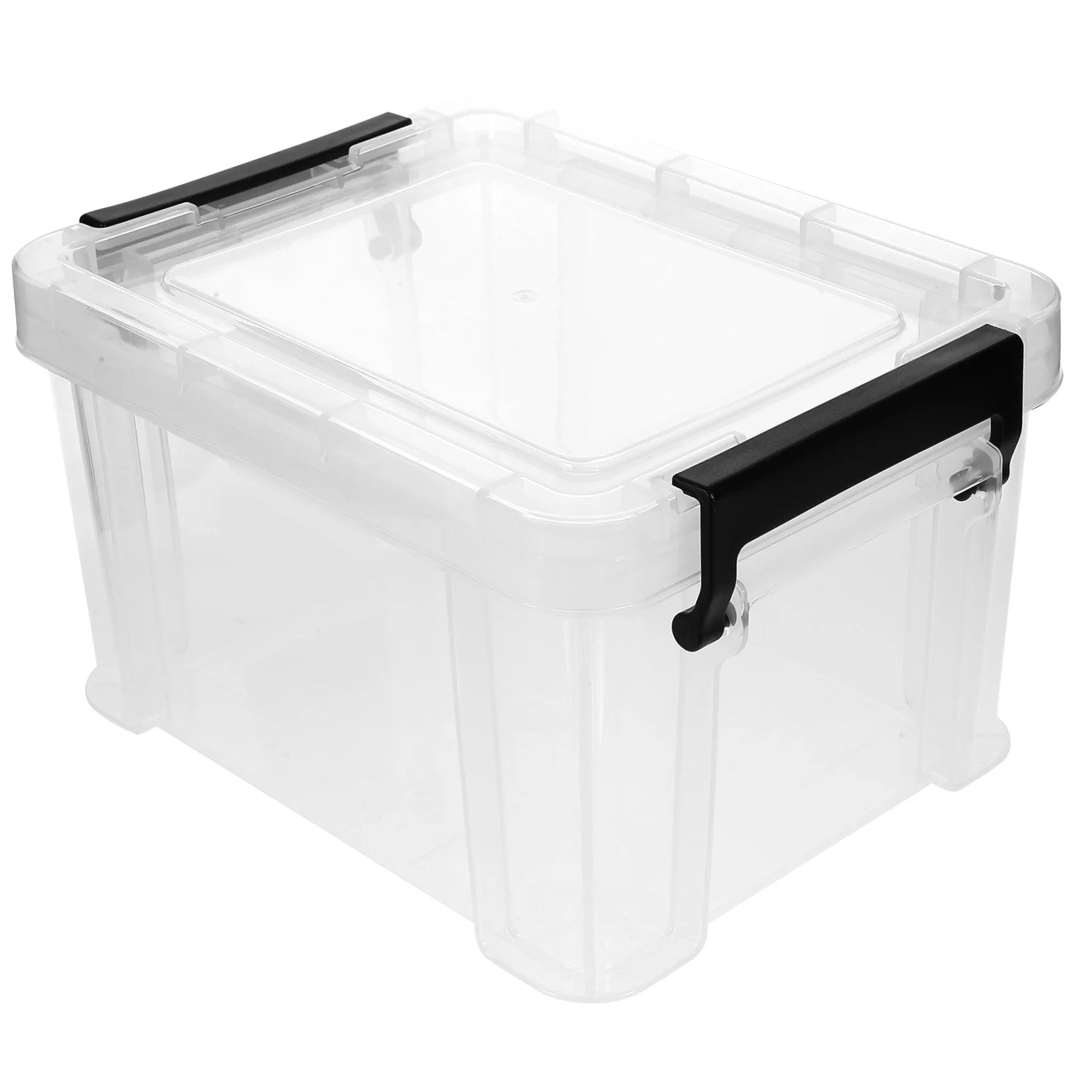Lids Office Stationery Storage Box 21X16.4X12.5CM Transparent – Clear-View Organization with Functional, Easy-Use Details