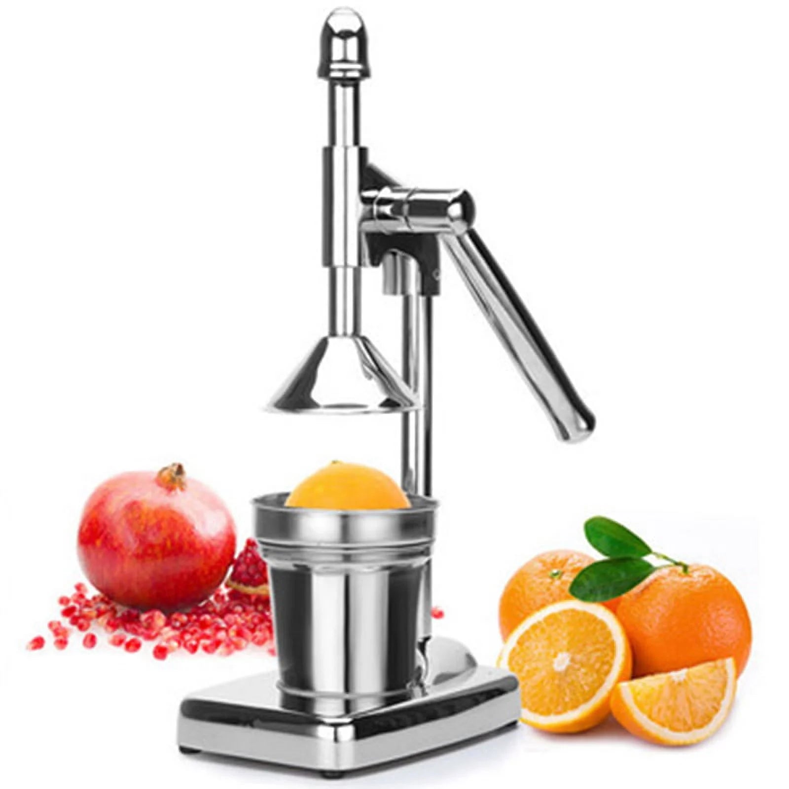 Manual Stainless Steel Fruit Juicer Fruit Juice Kitchen Gadgets – Durable Stainless Steel Construction with Functional, Easy-Use Details