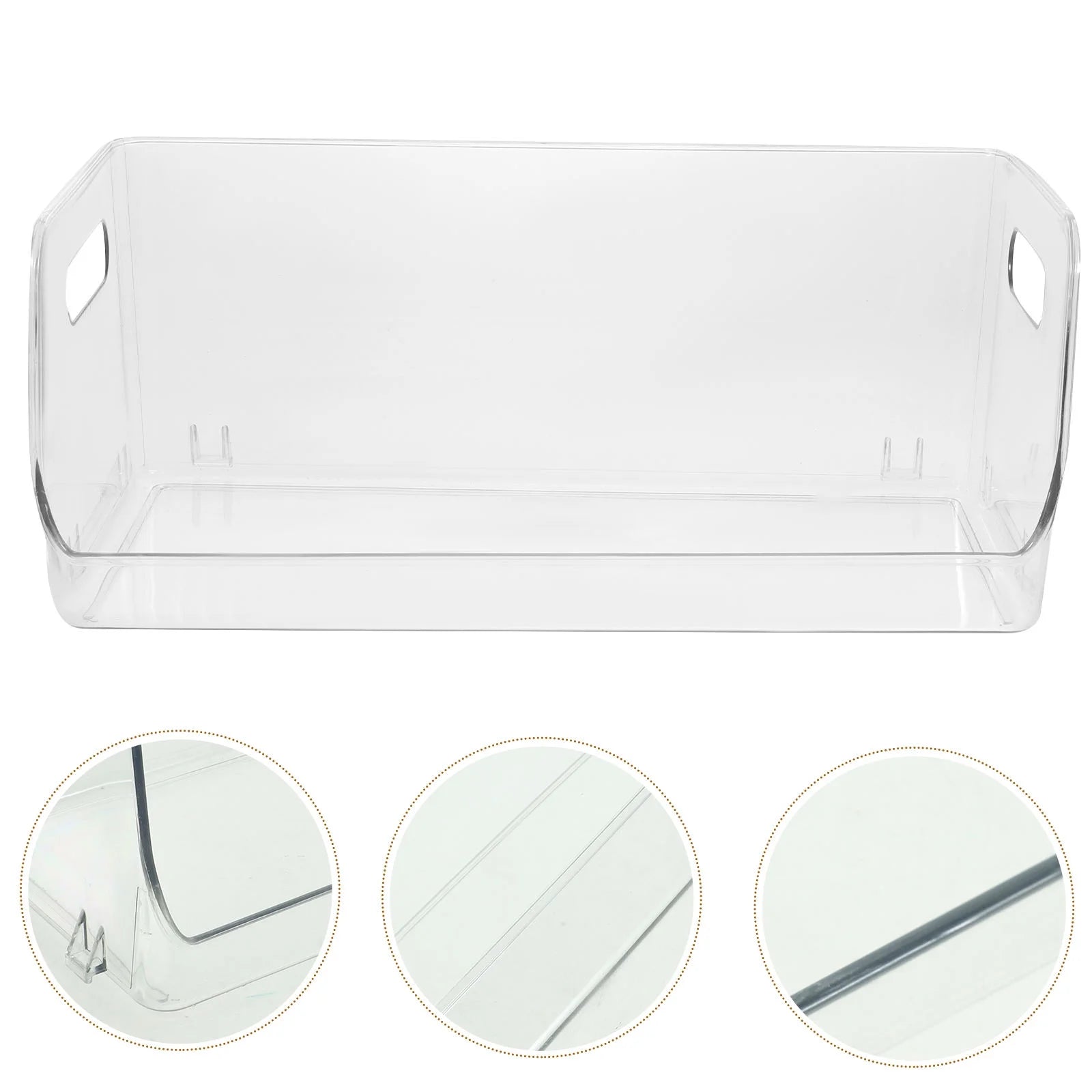 Snack Storage Box Shelf Clear Cosmetic Bin Organization Shelving – Clear-View Organization with Functional, Easy-Use Details