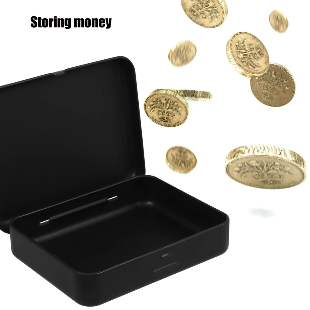 Toy Accessories Iron Storage Box Child 10.50X8.50X2.20CM Black – Everyday Household Format with Functional, Easy-Use Details