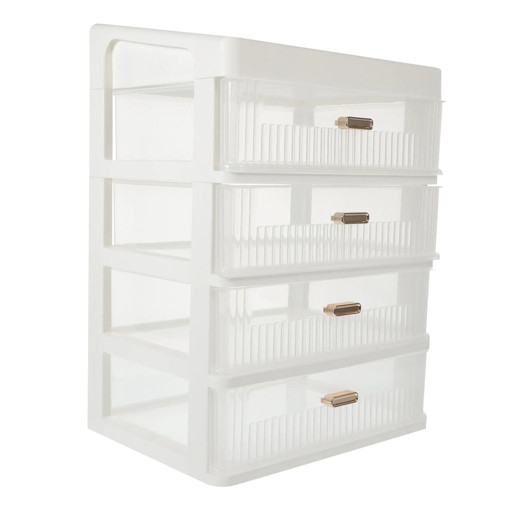 Skincare Desktop Storage Box 32.00X23.00X17.00CM White – Practical Home Organization with Functional, Easy-Use Details