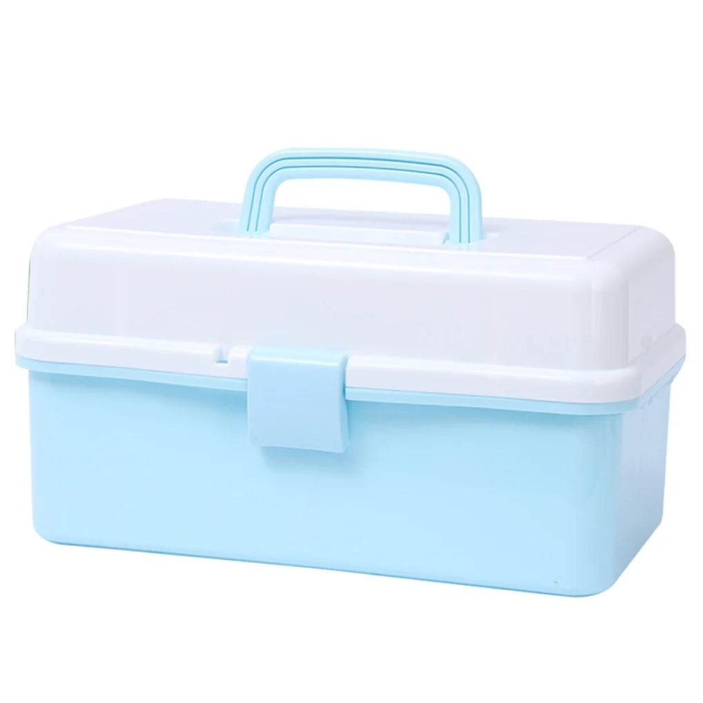 Organizer Boxes Art Tools Storage Container Blue Child – Practical Home Organization with Functional, Easy-Use Details
