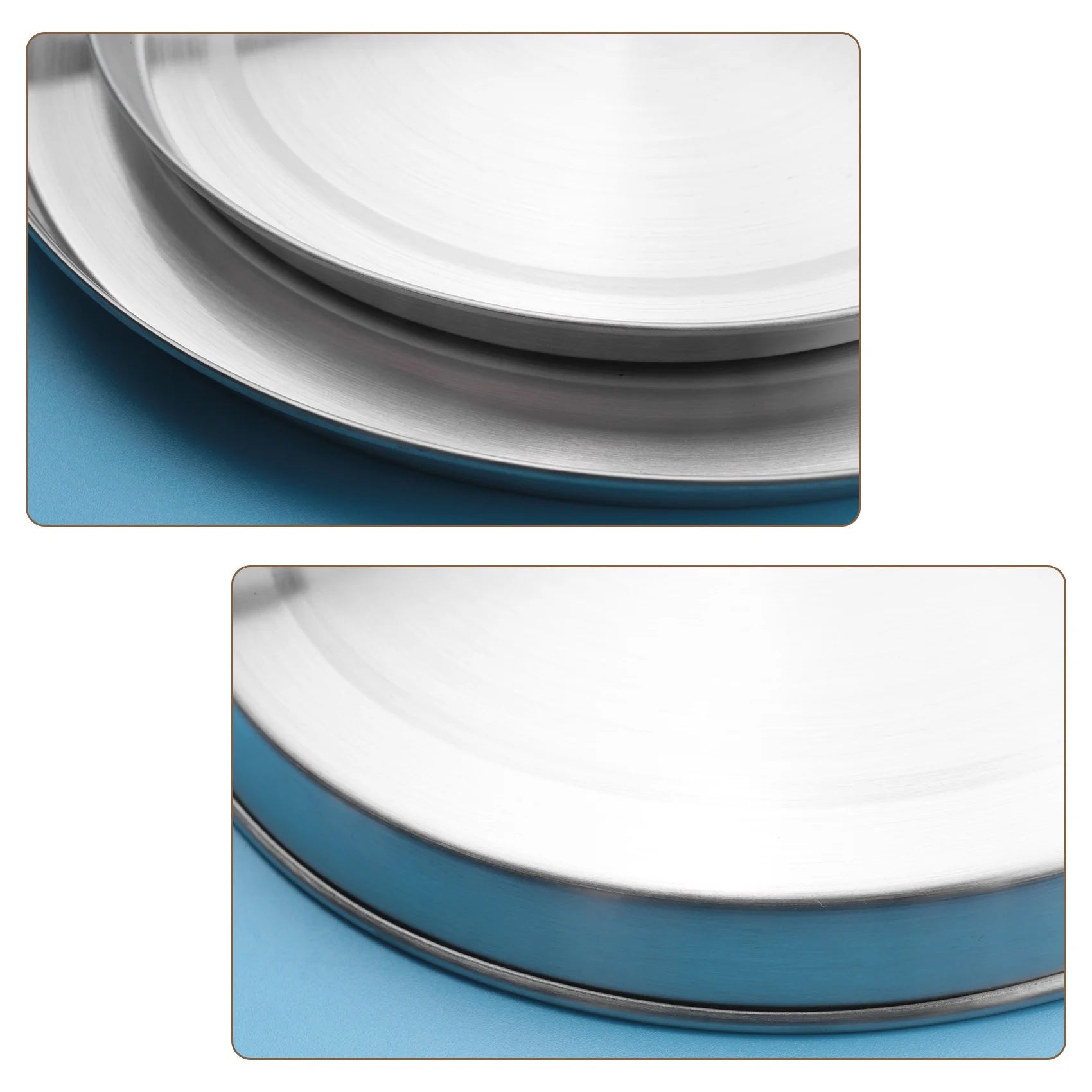 4Pcs Stainless Steel Hob Covers Stove Plate Top Cooker Protector Kit Set Utensils 17/21CM Kitchen Accessories – Durable Stainless Steel Construction with Functional, Easy-Use Details